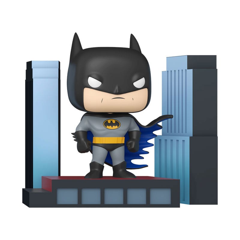 Batman The Animated Series POP! Deluxe Vinyl Figur Batman på Tak 9 cm Funko