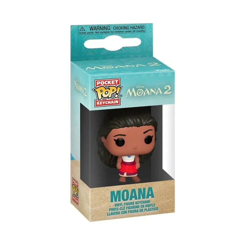 Moana 2 POP! Vinyl Nyckelringar 4 cm - Moana i Röd Kjol Funko