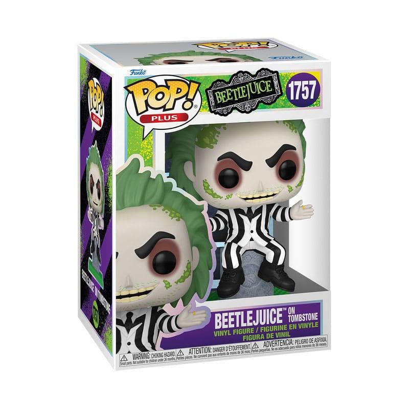 Beetlejuice POP! Vinyl Figur med Gravsten - 9 cm Funko