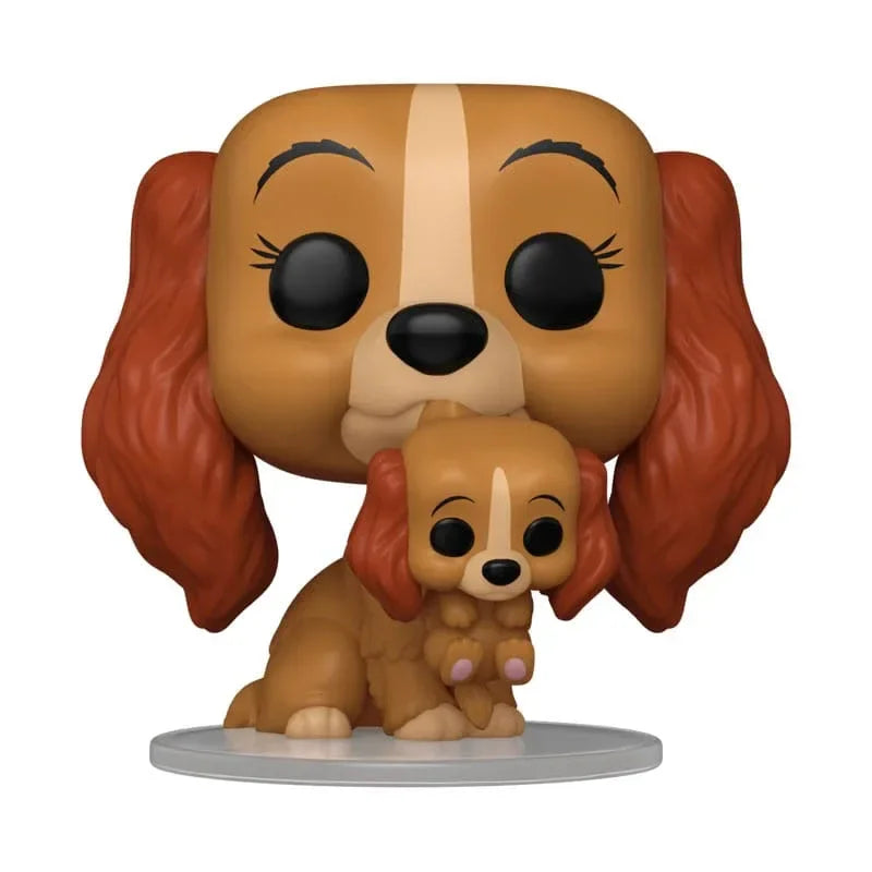 Lady and the Tramp POP! Disney Vinyl Figure Lady med valp 9 cm Funko