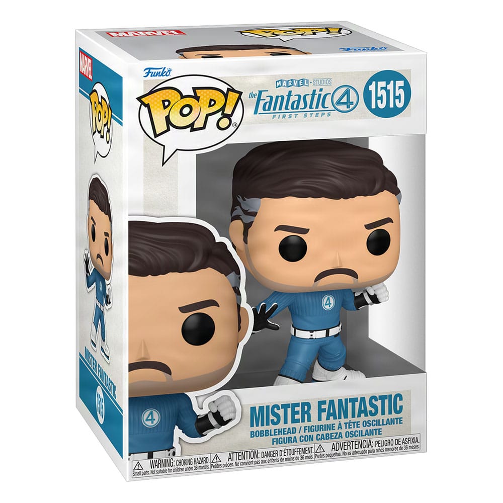 The Fantastic Four: Första Steg POP! Marvel Vinyl Figur Mister Fantastic 9 cm Funko
