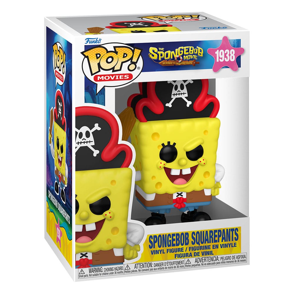 Svampbob POP! Figur SquarePants (Pirate) 9 cm Funko