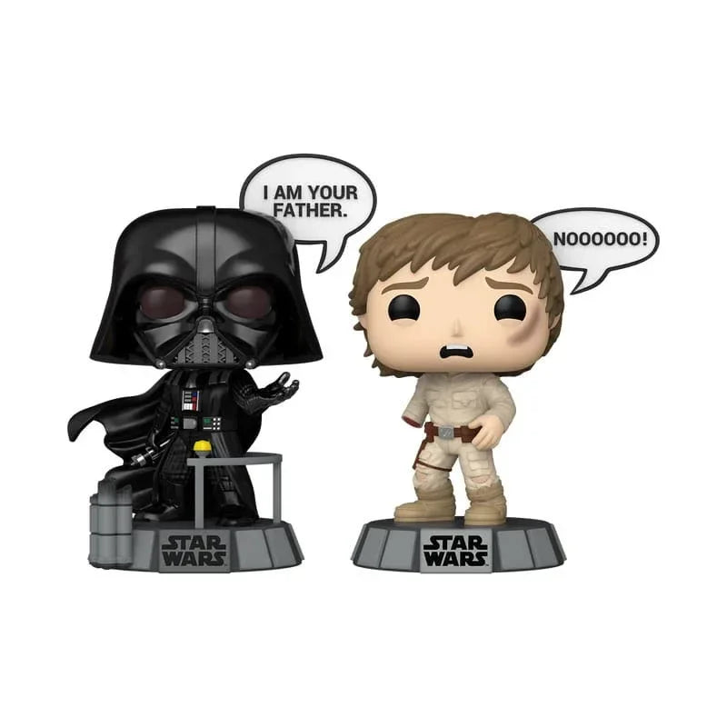 Star Wars: Citat POP! Figurer 2-Pack Vader & Luke 9 cm Funko