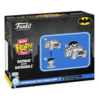DC Comics Bitty POP! Rides Vinyl Figur Batman med Batmobile 2,5 cm Funko