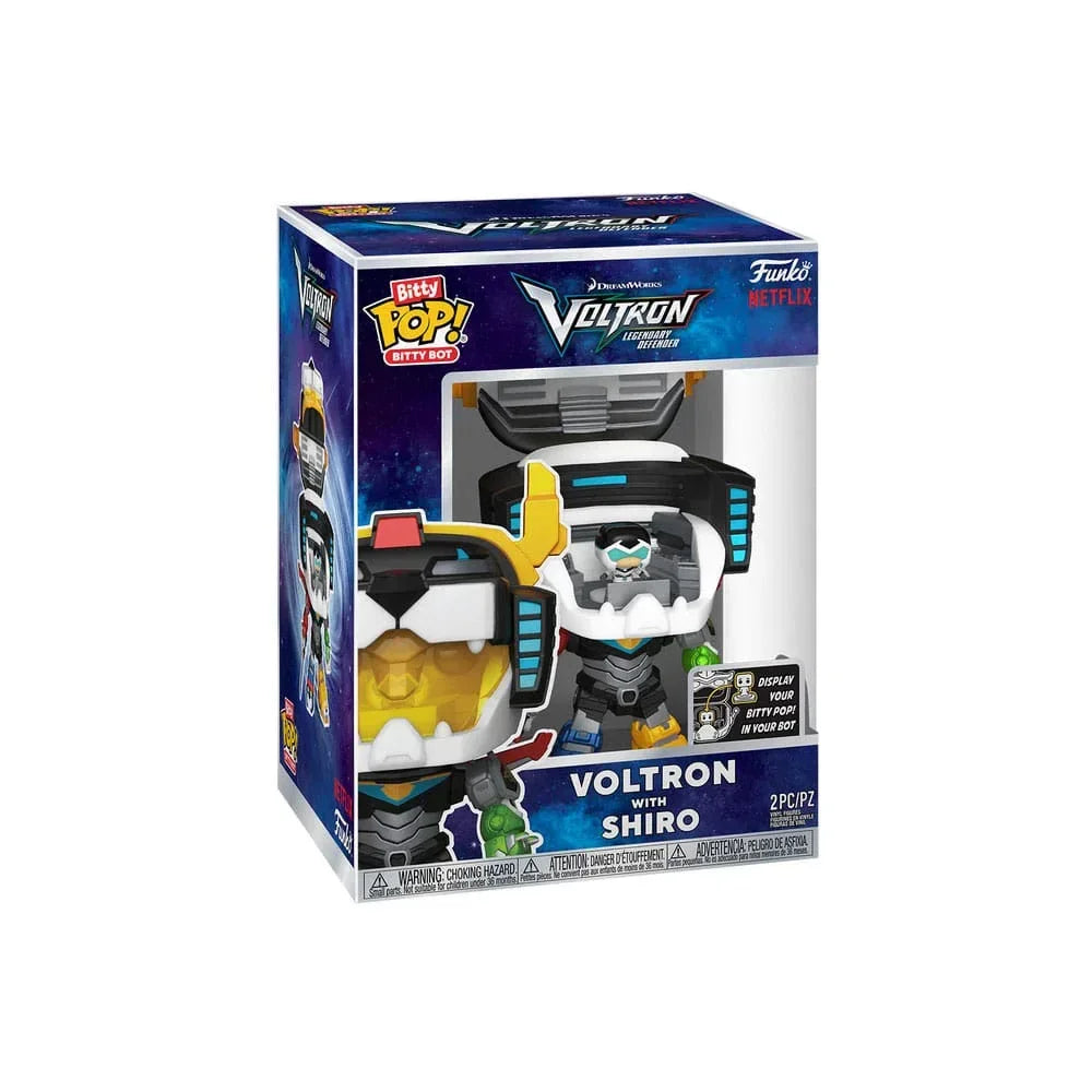 Voltron Bitty POP! Bots Figur Voltron med Shiro 2,5 cm Funko