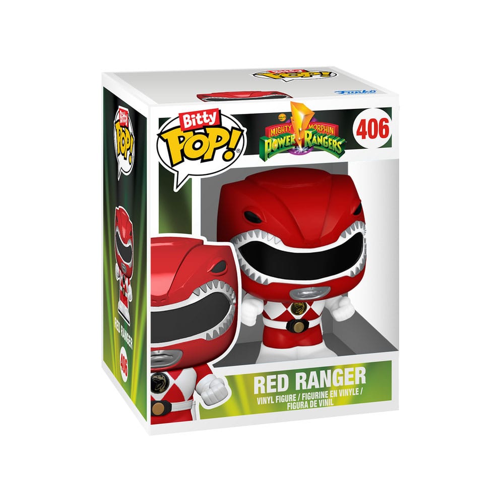 Mighty Morphin Power Rangers Bitty POP! Bots 4-Pack Megazord med Red Ranger Funko