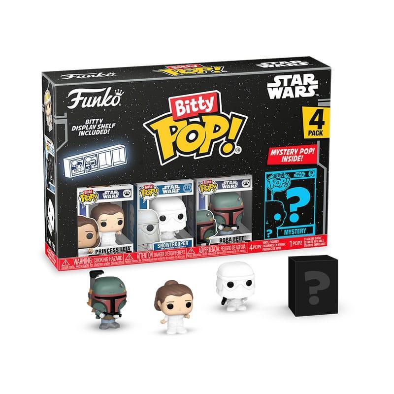 Star Wars Bitty POP! Vinyl Figur 4-Pack Leia 2,5 cm Funko