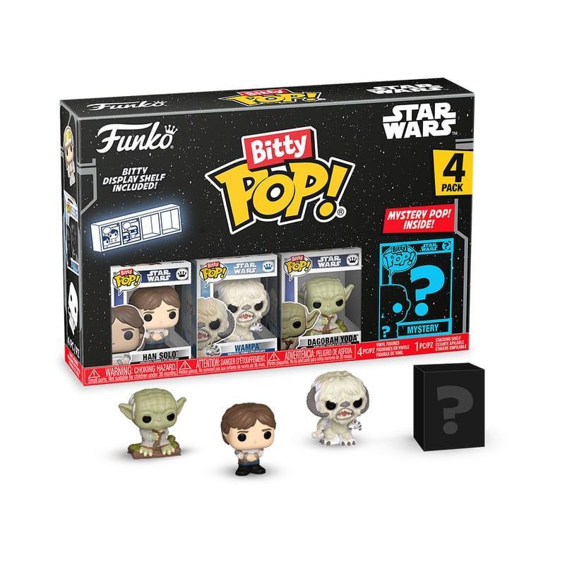Star Wars Bitty POP! Vinyl Figur 4-Pack Han 2,5 cm Funko