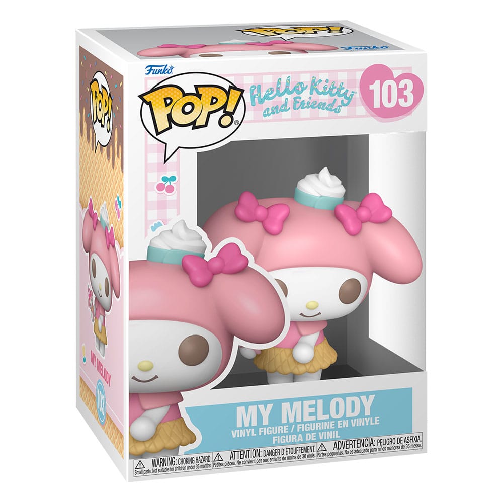 Sanrio POP! Animation Vinylfigur Hello Kitty - My Melody 9 cm Funko