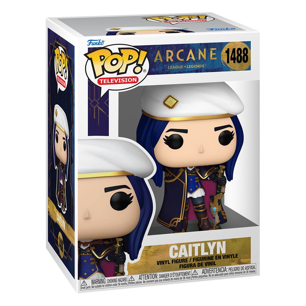 Arcane League of Legends POP! Animation Vinyl Figur Caitlyn 9 cm Nerdbutiken