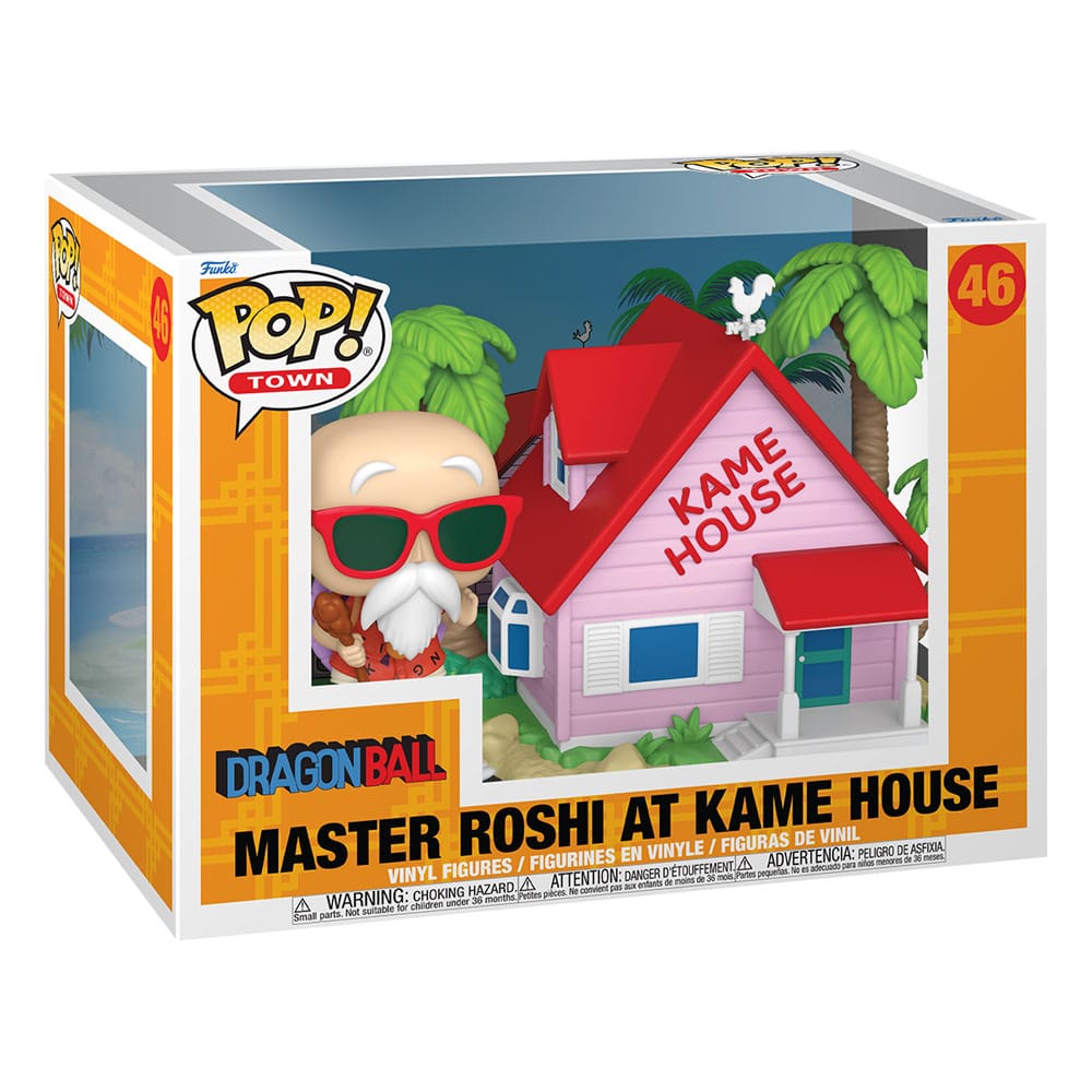 Dragon Ball POP! Town Figur Kame House w/Master Roshi 9 cm