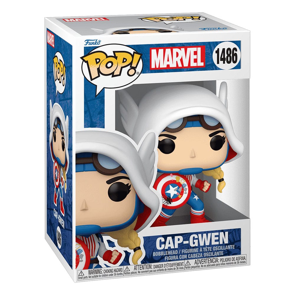 Marvel POP! Vinylfigur Cap-Gwen 9 cm Funko