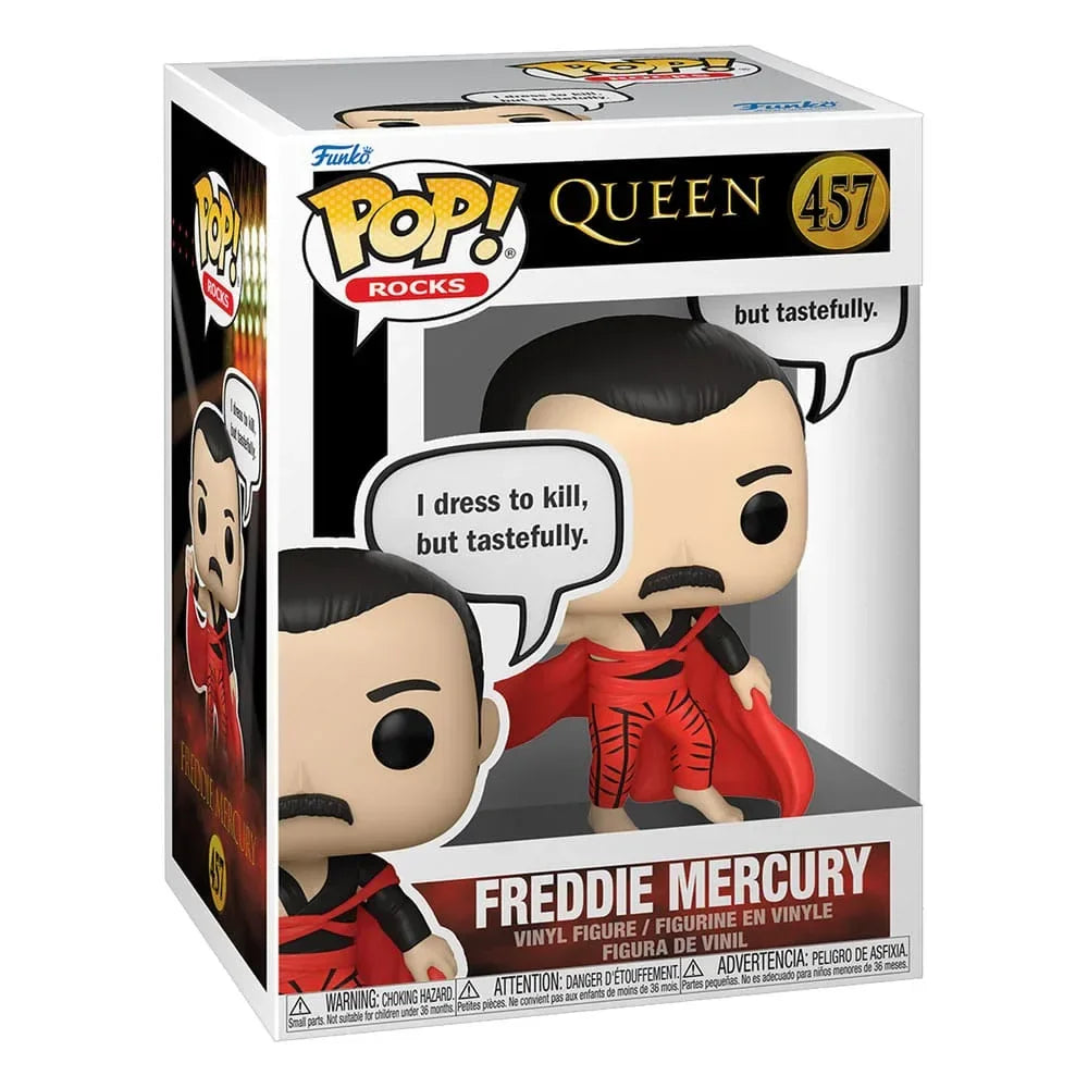 Queen POP! Rocks Vinyl Figur Freddie Mercury (I Dress to Kill) 9 cm Funko