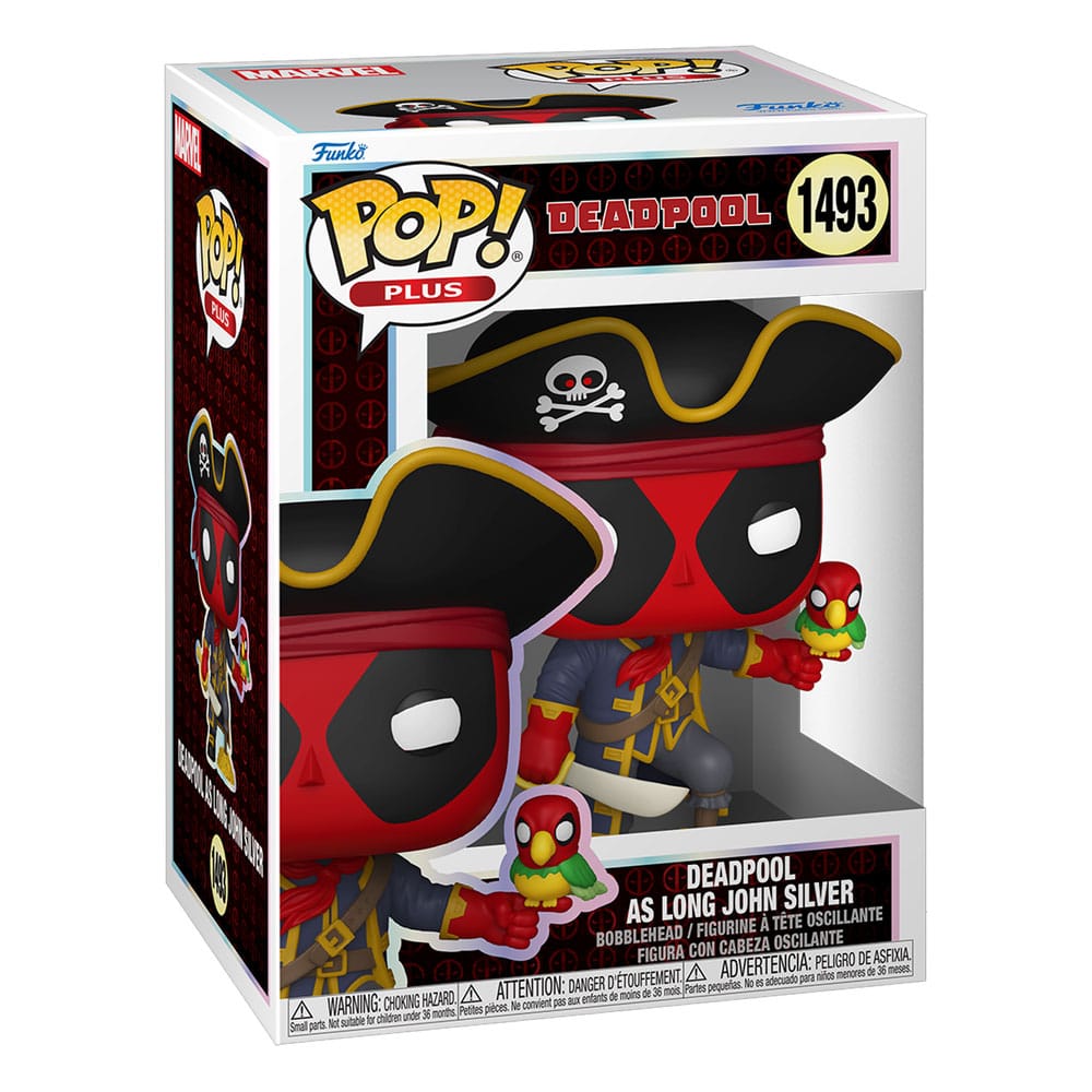 Marvel POP! Plus Figur Deadpool som Long John Silver 9 cm Funko