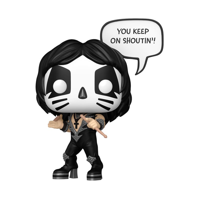 KISS POP! Sayings Figur The Catman (R&R All Night) 9 cm Funko