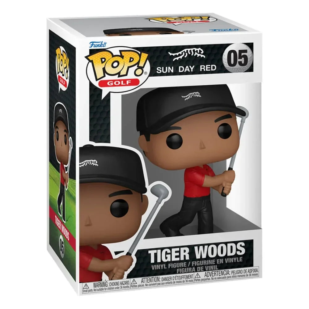 Tiger Woods POP! Golf Vinyl Figur - Tiger Woods (Swing) 9 cm Funko