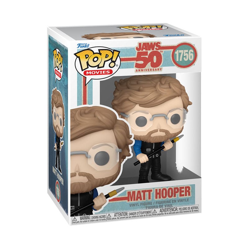 Jaws POP! Rocks Vinyl Figur Matt Hooper 9 cm Funko