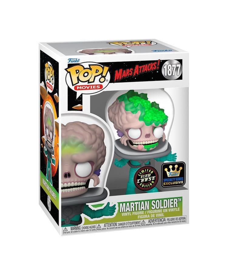 Mars Attacks POP! Vinyl Figur - Soldier med Chase Variant, 9 cm Funko