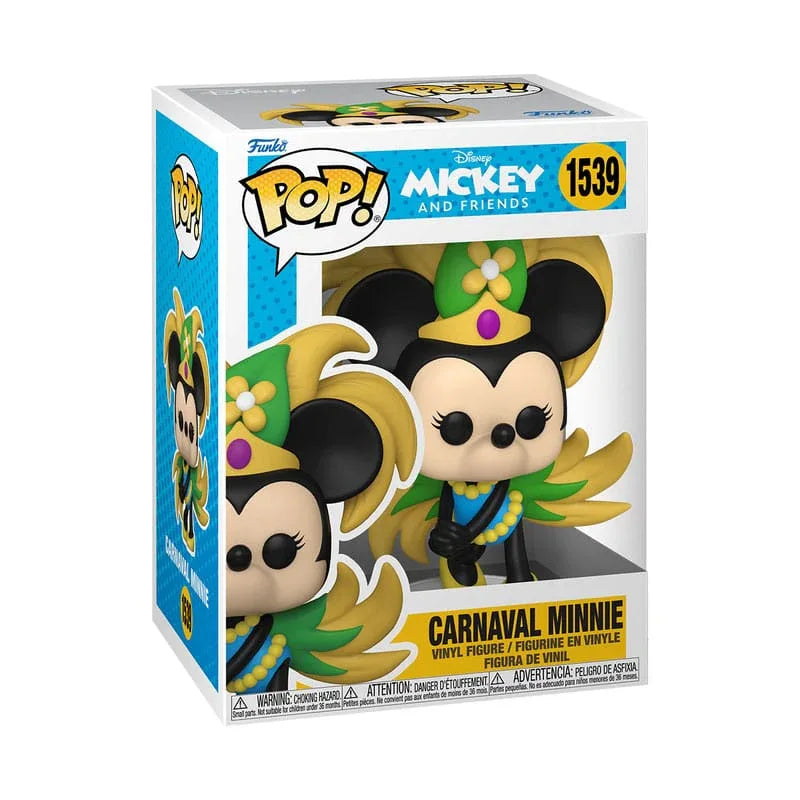 Mickey ATW POP! Disney Vinylfigur Carnaval Minnie 9 cm Funko