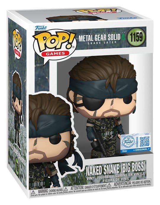 Metal Gear POP! Games Figur Metal Gear Solid 3- Big Boss heo exclusive 9 cm