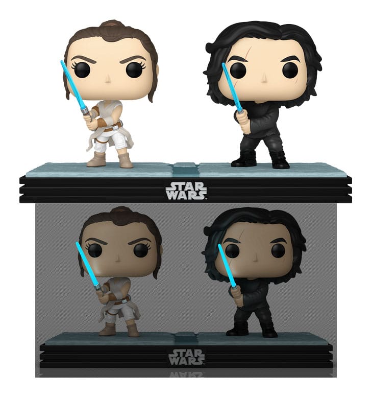 Star Wars POP! Movie Moments Vinyl Bobble-Head 2-Pack Kylo & Rey 9 cm Funko