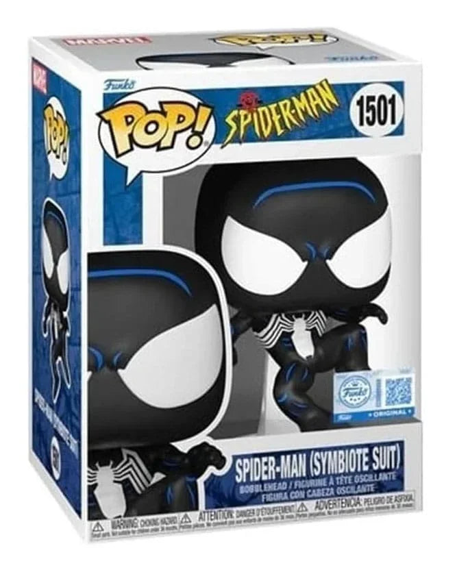 Spider-Man POP! Marvel Figur Black Suit Spidey 9 cm Funko
