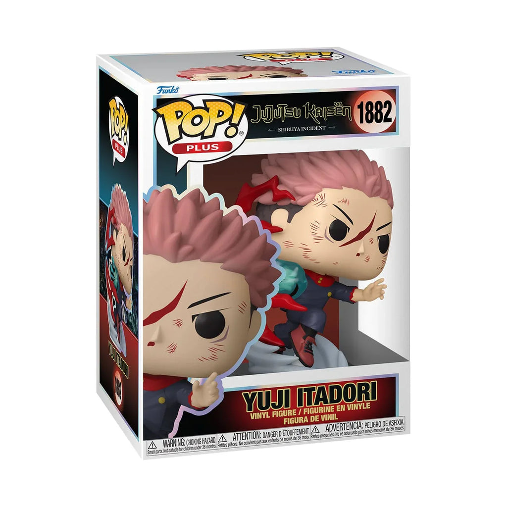 Jujutsu Kaisen POP! Plus Animation Vinyl Figur Yuji Itadori 9 cm Funko