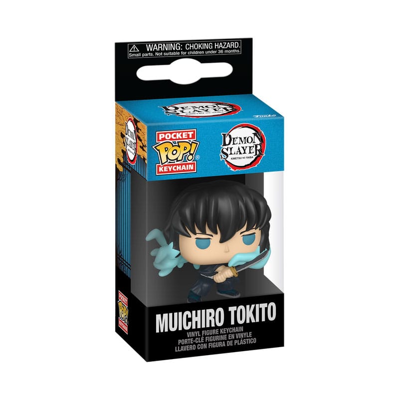 Demon Slayer: Kimetsu no Yaiba POP! Vinyl Nyckelringar 4 cm Muichiro (Attack) Display (12) Funko