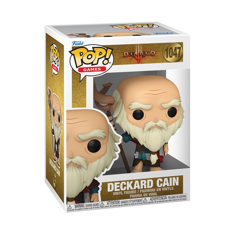 Diablo 3 POP! Spel Vinylfigur Deckard Cain 9 cm Funko