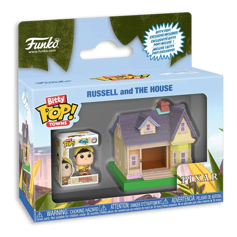 Up Bitty POP! Towns Figur Russell och Huset Funko