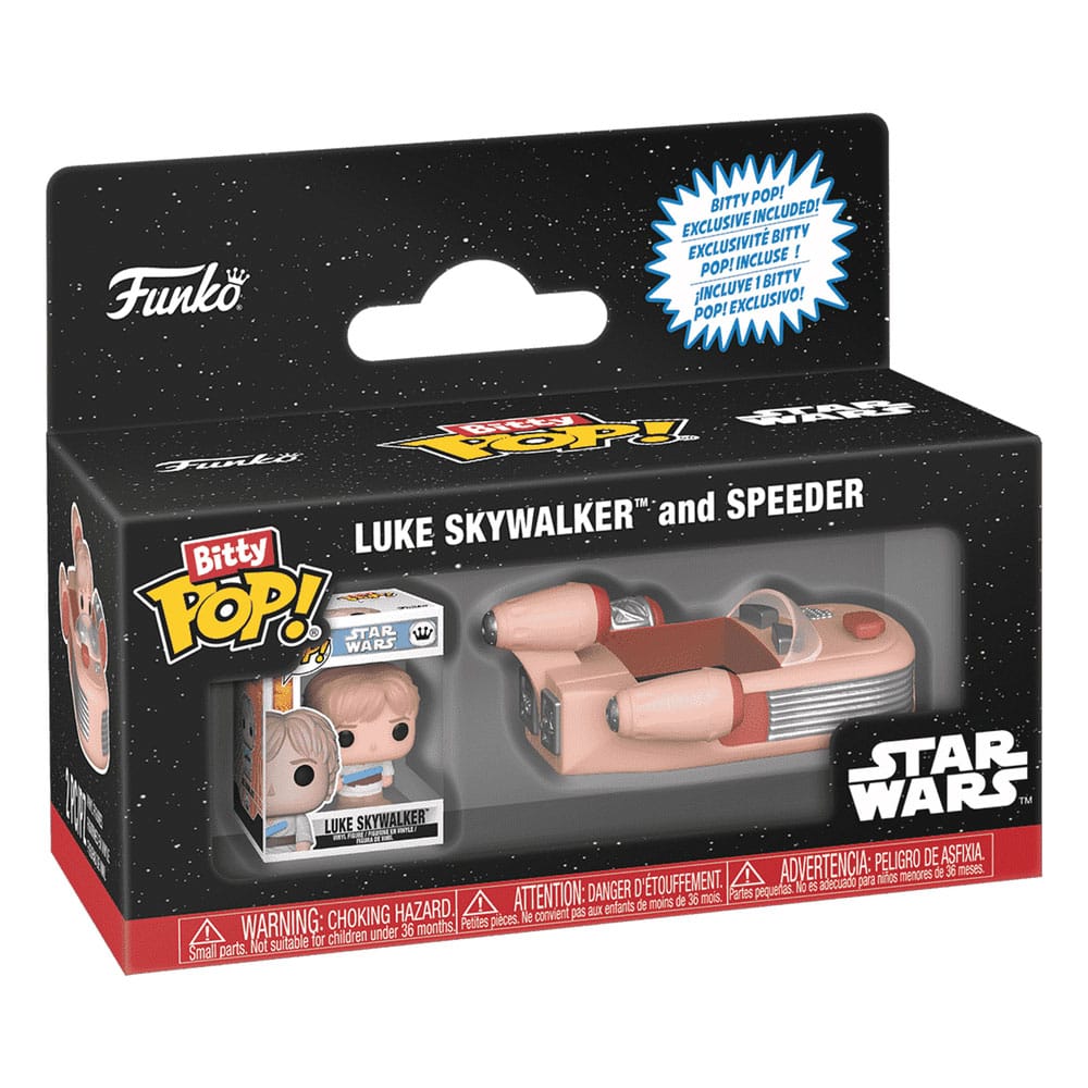 Star Wars Bitty POP! Rides Figur Luke Skywalker och Speeder Funko