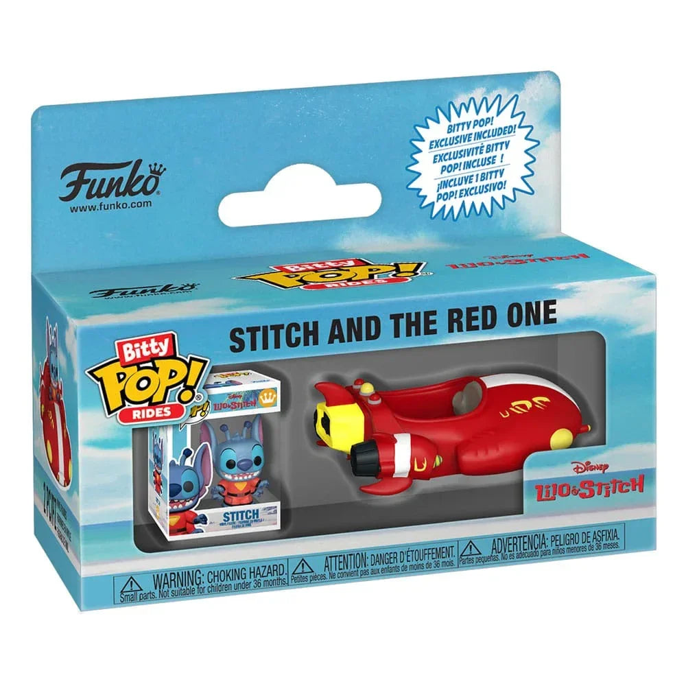 Lilo & Stitch Bitty POP! Rides - Figur Stitch och The Red One Funko
