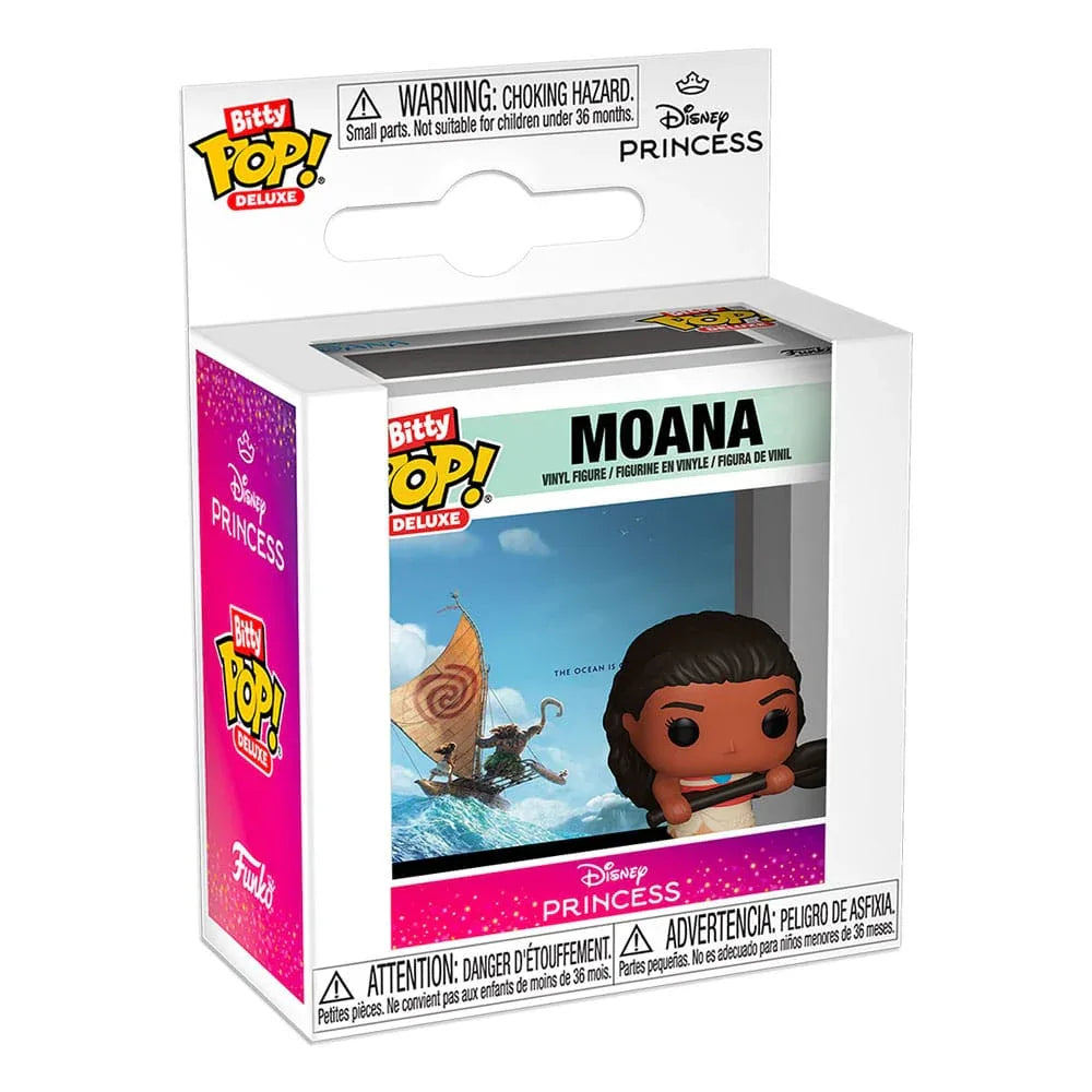 Moana Bitty POP! Deluxe Vinyl Figur Moana Display (12) 2,5 cm Funko