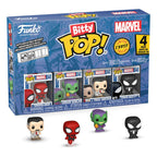 Spider-Man Bitty POP! Figur 4-Pack Series 1 - Mini Samling Funko