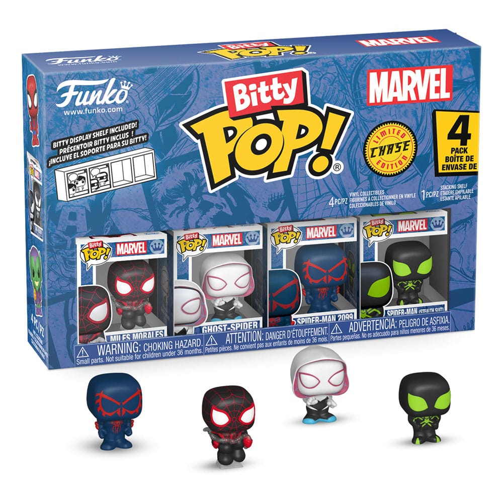 Spider-Man Bitty POP! Figur 4-Pack Series 2 - 2 cm Funko