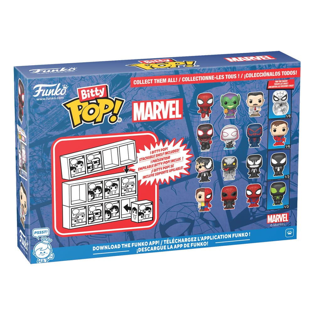 Spider-Man Bitty POP! Figur 4-Pack Series 2 - 2 cm Funko