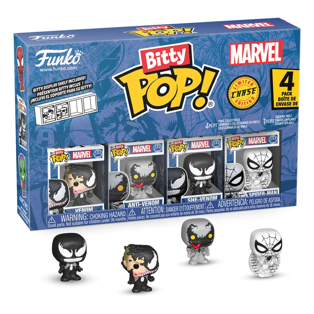 Spider-Man Bitty POP! Figur 4-Pack Series 3 - 2 cm Funko