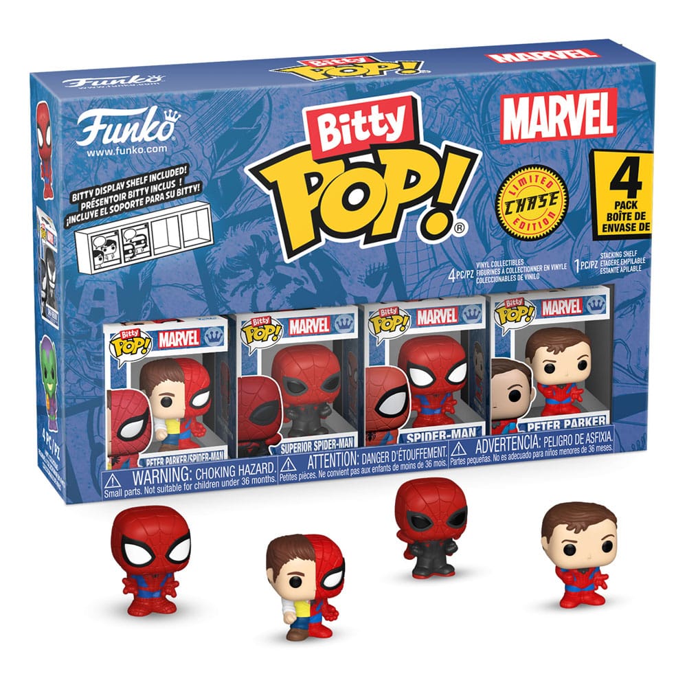 Spider-Man Bitty POP! Figur 4-Pack Series 4 - 2 cm Funko