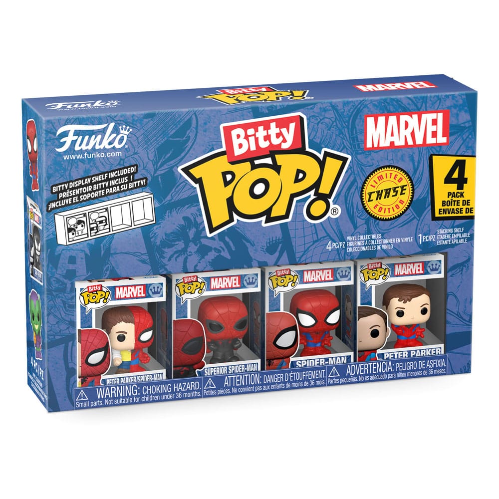 Spider-Man Bitty POP! Figur 4-Pack Series 4 - 2 cm Funko