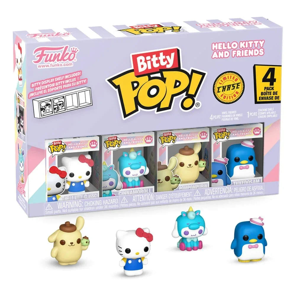 Hello Kitty och Vänner Bitty POP! Figur 4-Pack Series 1 2 cm Funko