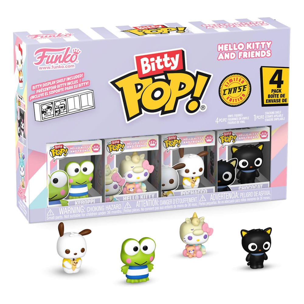 Hello Kitty och Vänner Bitty POP! Figur 4-Pack Serie 2 Funko