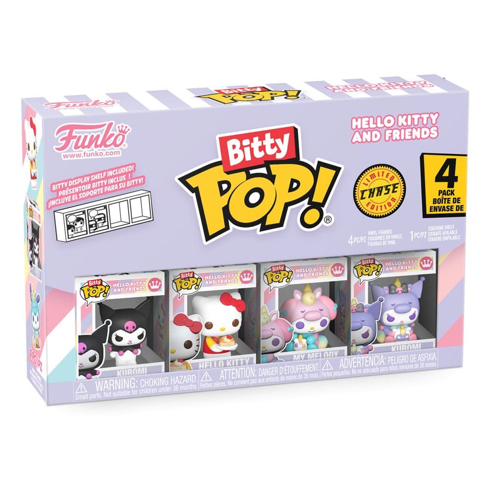 Hello Kitty och Vänner Bitty POP! Figur 4-Pack Serie 3 2 cm Funko