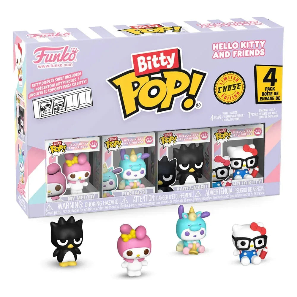 Hello Kitty och Vänner Bitty POP! Figur 4-Pack Serie 4 Funko