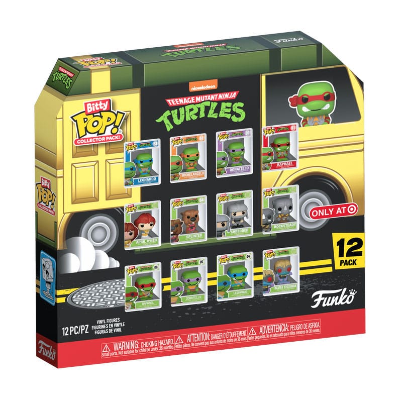Teenage Mutant Ninja Turtles Bitty POP! Figur 12-Pack 2,5 cm