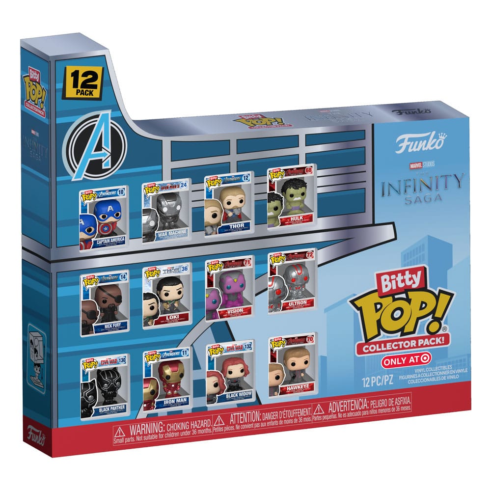 Marvel Bitty POP Figur 12-Pack Infinity Saga 2,5 cm Funko