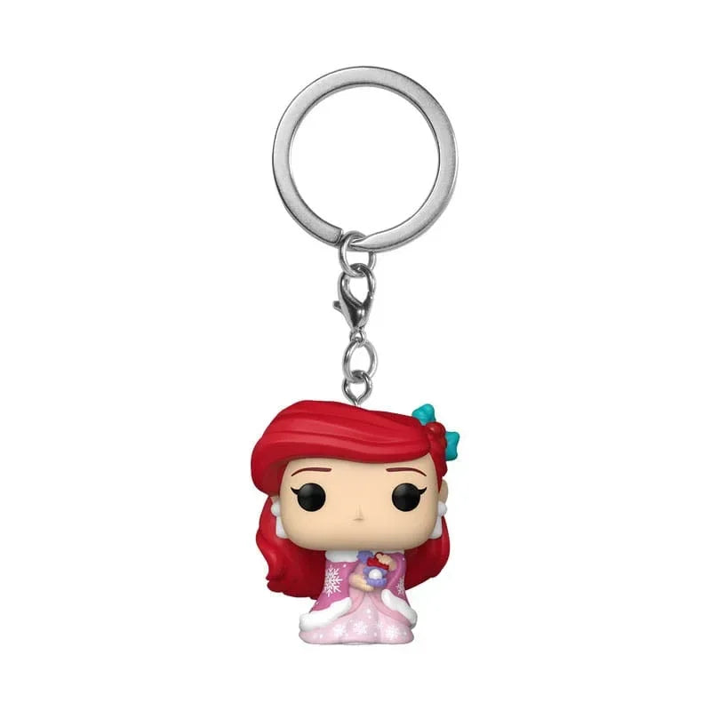 Disney Princess POP! Vinyl Nyckelrings 4 cm - Holiday Ariel Display (12) Funko