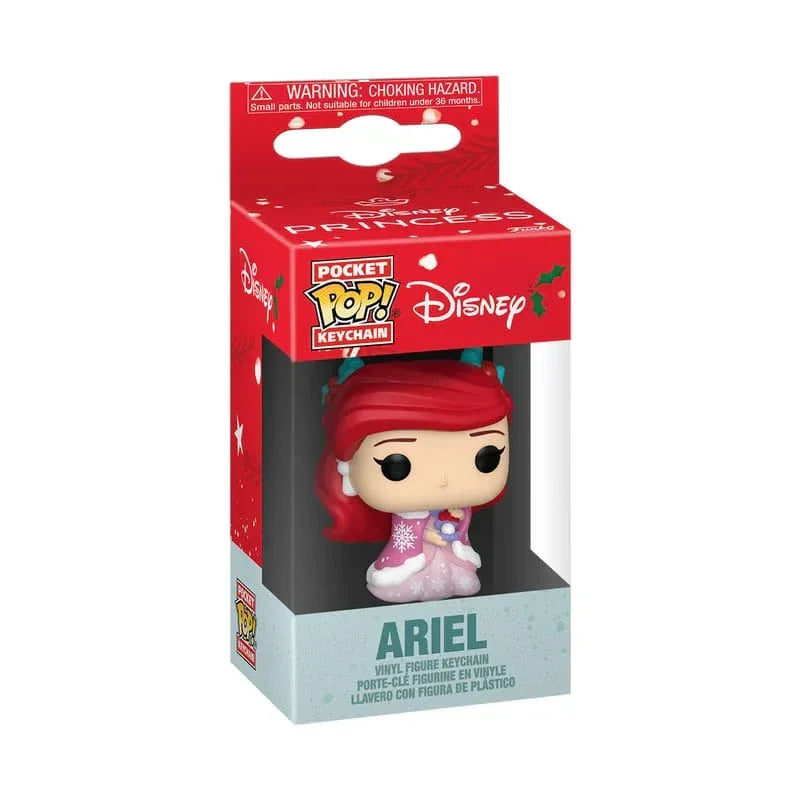 Disney Princess POP! Vinyl Nyckelrings 4 cm - Holiday Ariel Display (12) Funko