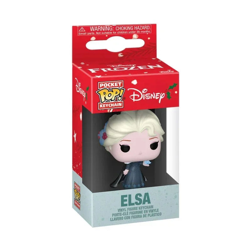 Disney Princess POP! Vinyl Nyckelrings 4 cm Holiday Elsa Display (12) Funko