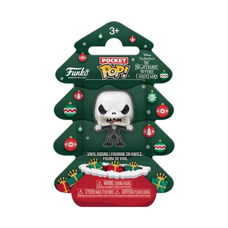 Nightmare Before Christmas Holiday 2025 Pocket POP! Vinyl Nyckelrings Jack Tree Holiday Box 4 cm Funko