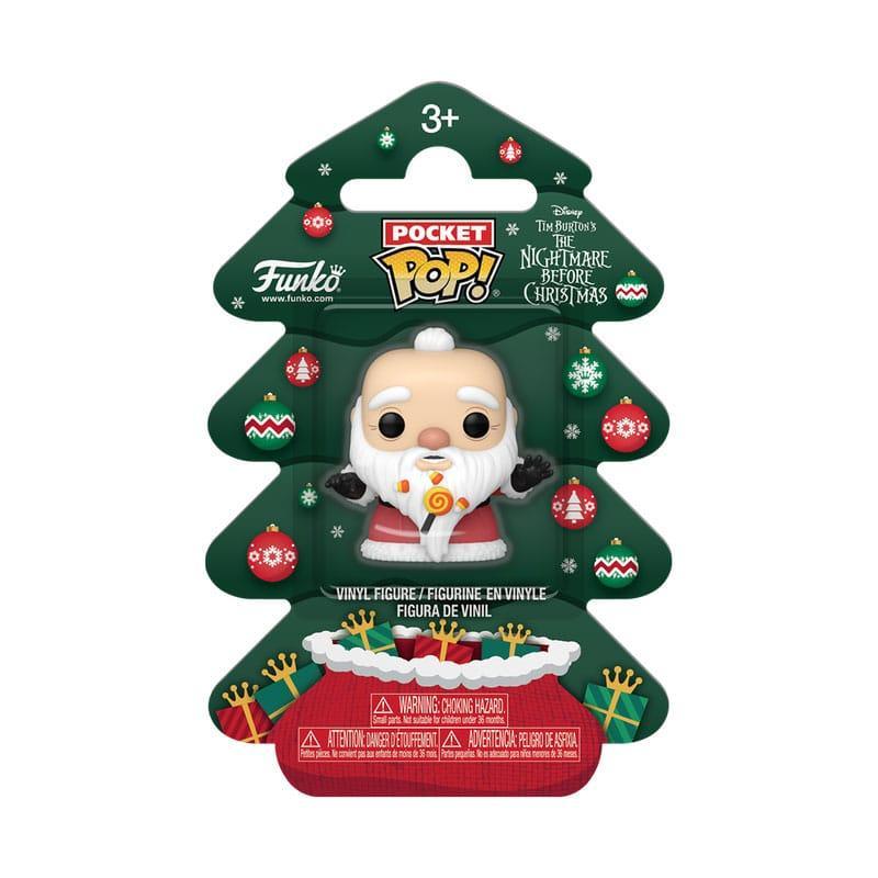 Nightmare before Christmas Holiday 2025 Pocket POP! Vinyl Nyckelrings SandyCLS Tree Holiday Box 4 cm Funko